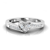 1/10 Ctw Heart Ring