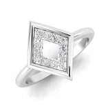 1/5 ctw Diamond Shaped Ring