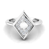 1/5 ctw Diamond Shaped Ring