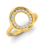 1/3 ctw Circle Shaped Ring