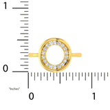 1/3 ctw Circle Shaped Ring