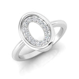 1/6 ctw Oval Shaped Ring