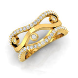 1/2 ctw Wavy Ring