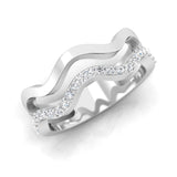 1/4 ctw Wavy Ring