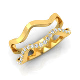 1/4 ctw Wavy Ring