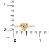 3/8 ctw Knot Ring