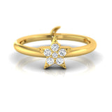 1/6 ctw Moon & Star Two Way Ring