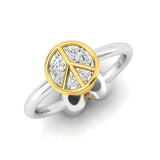 1/8 ctw Peace & Infinity Two Way Ring