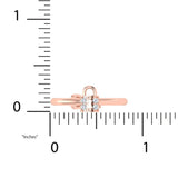 1/8 ctw Lock & Key Two Way Ring