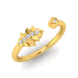 1/20 ctw Leaf Ring