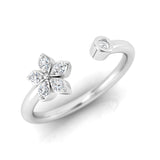 1/6 ctw Flower Ring