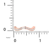 1/4 ctw Wavy Ring
