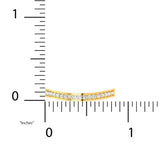 1/5 ctw Curvy Ring
