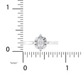 1/4 ctw Cluster Ring
