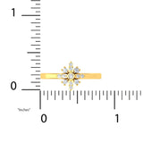 1/5 ctw Cluster Ring