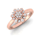 1/4 ctw Cluster Ring