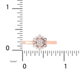 1/4 ctw Cluster Ring