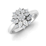 1/3 ctw Cluster Ring