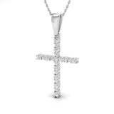 1/3 Ctw Cross Pendant