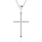 1/3 Ctw Cross Pendant