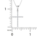 1/3 Ctw Cross Pendant