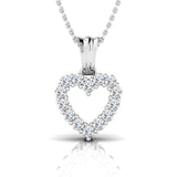 1/2 Ctw Heart Pendant