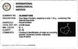 1/4 Ctw Double Heart Pendant