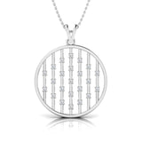 1/4 Ctw Fancy Circular Pendant