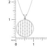 1/4 Ctw Fancy Circular Pendant