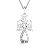 1/20 Ctw Angel Pendant