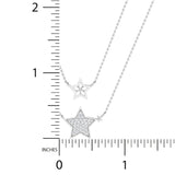 1/3 ctw Star Pendant