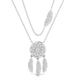1/4 ctw Dream catcher Pendant