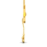 1/3 ctw Honeycomb & Bee Lariat Pendant Necklace