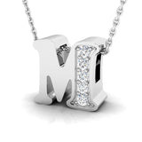 1/10 ctw Initial M Pendant