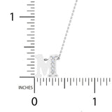 1/10 ctw Initial M Pendant