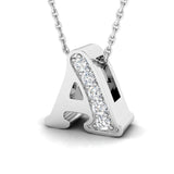 1/10 ctw Initial A Pendant