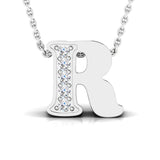 1/10 ctw Initial R Pendant