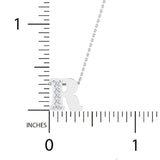 1/10 ctw Initial R Pendant
