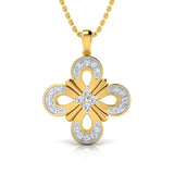 1/3 ctw Clover Design Pendant