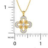 1/3 ctw Clover Design Pendant
