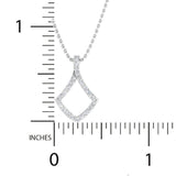 1/4 Ctw Kite Pendant