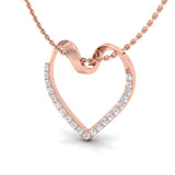 1/4 ctw Heart Pendant