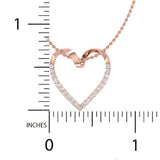 1/4 ctw Heart Pendant