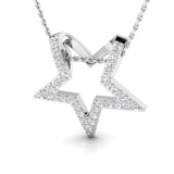 1/3 ctw Star Pendant