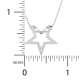 1/3 ctw Star Pendant