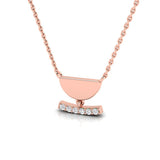 1/20 ctw Petite Geometric Pendant