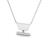 1/20 ctw Petite Geometric Pendant