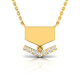 1/20 ctw Petite Geometric Pendant