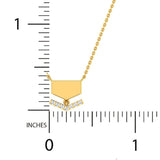 1/20 ctw Petite Geometric Pendant