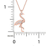 1/10 ctw Flamingo Pendant